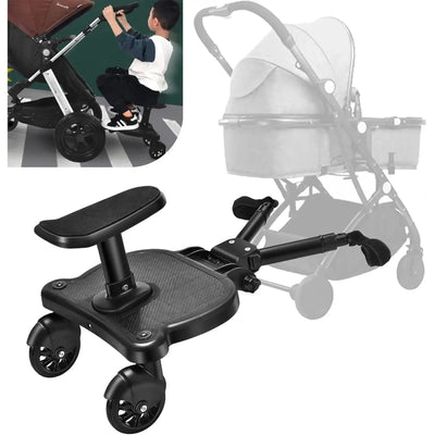 Universal Stroller Step Board with Seat